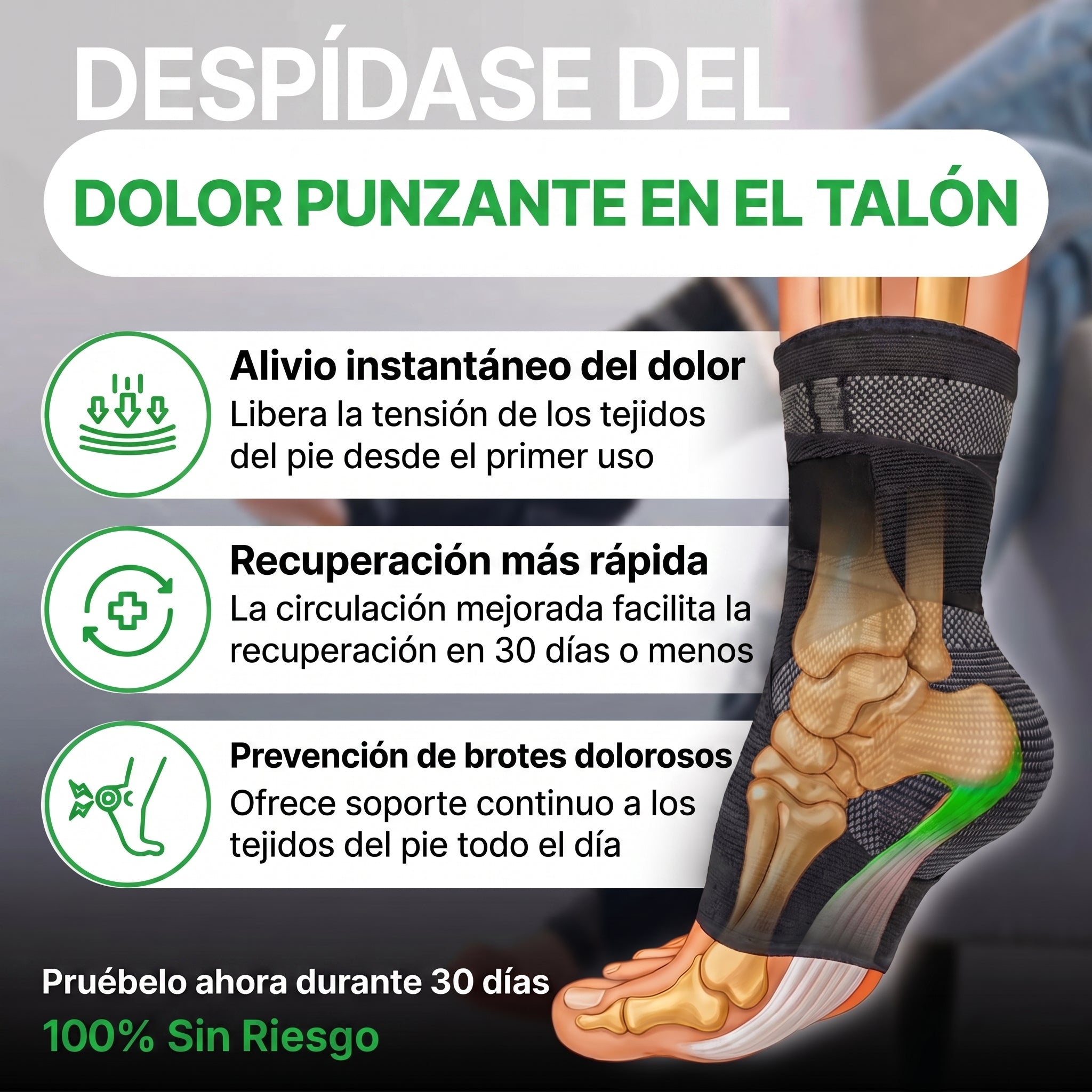 Calcetín de Compresión Plantar Relivon